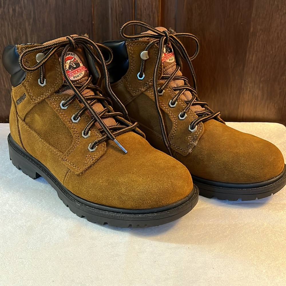 Brahma Men's Bravo Waterproof 6" Soft Toe Work Boots size 8W NWOT